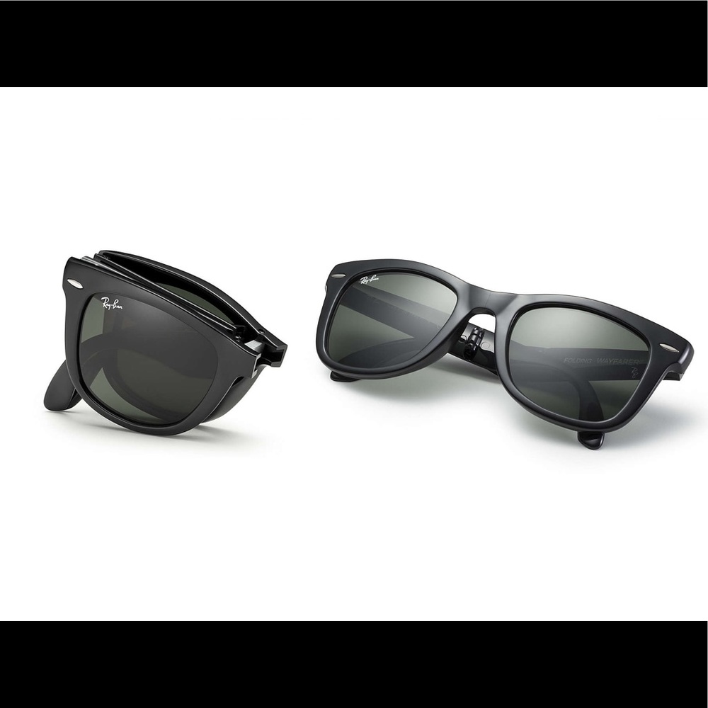 Ray-Ban Wayfarers, Folding, Black w/Case UNISEX